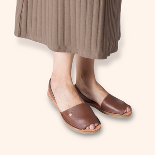 Andrea Sandalia Piel Chocolate