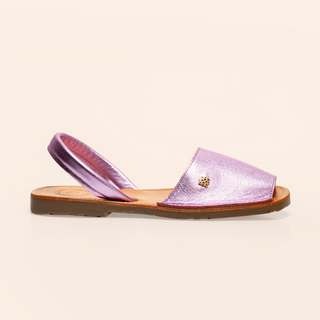 Andrea Sandalia Rosa Metálico