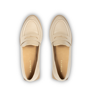 Sara Loafers Piel Beige