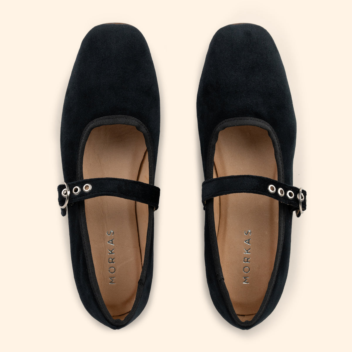 Melissa Ballerina Velvet Negro