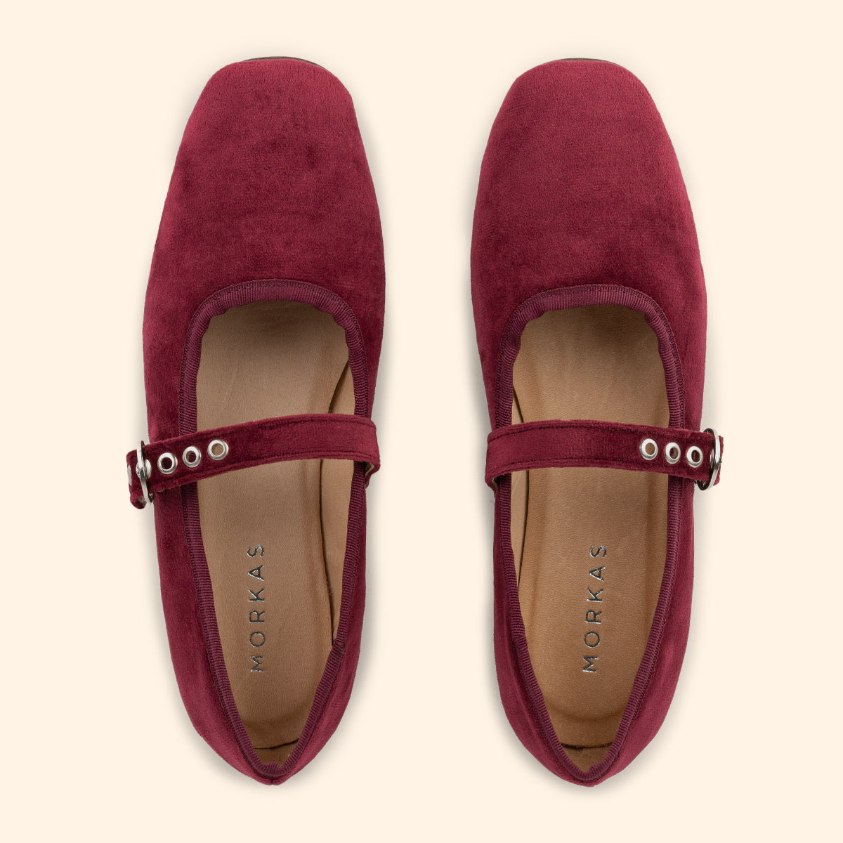 Melissa Ballerina Velvet Vino