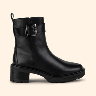 Bota Biker Olivia Negro