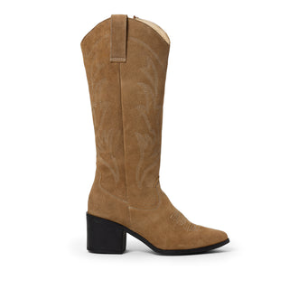 Bota Vaquera Valeria Beige