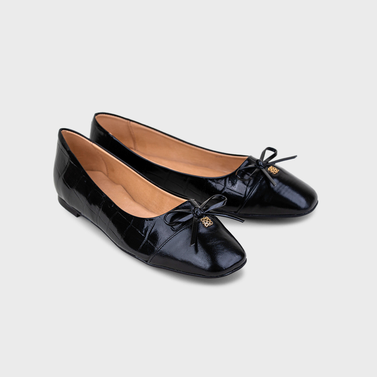 Emilia Bailarina Negro Croco