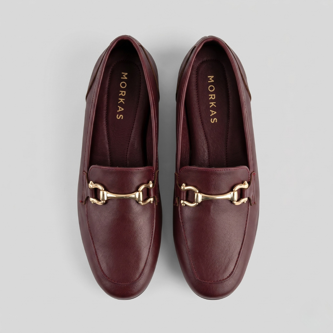 Denisse Mocassin Burgundy