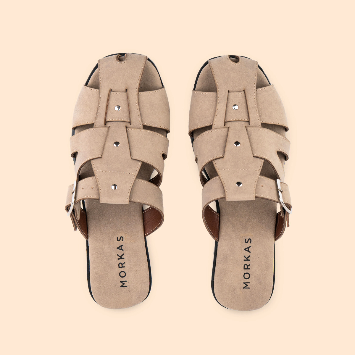 Maggie Sandalia Cangrejo Beige