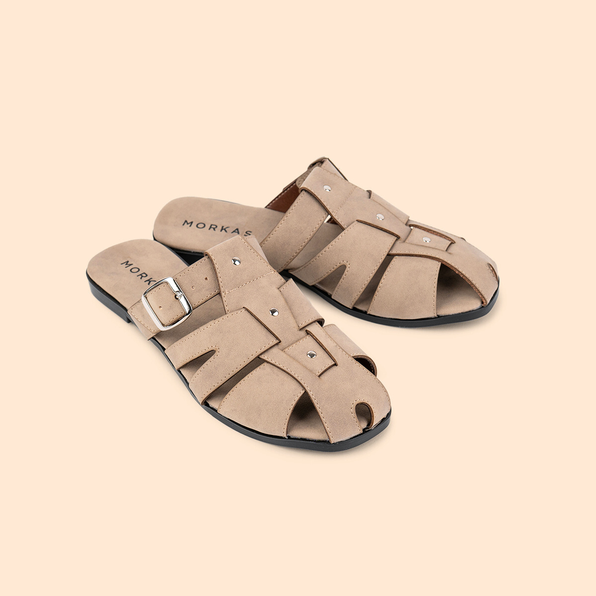 Maggie Sandalia Cangrejo Beige