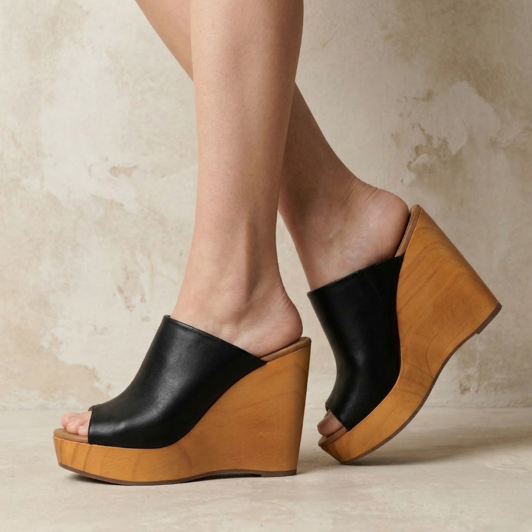 Valentina Negro Plataforma de Madera